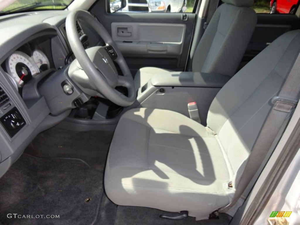 Medium Slate Gray Interior 2006 Dodge Dakota SLT Quad Cab Photo #53760275