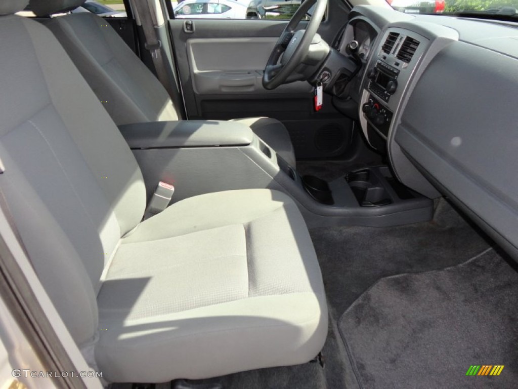 Medium Slate Gray Interior 2006 Dodge Dakota SLT Quad Cab Photo #53760341