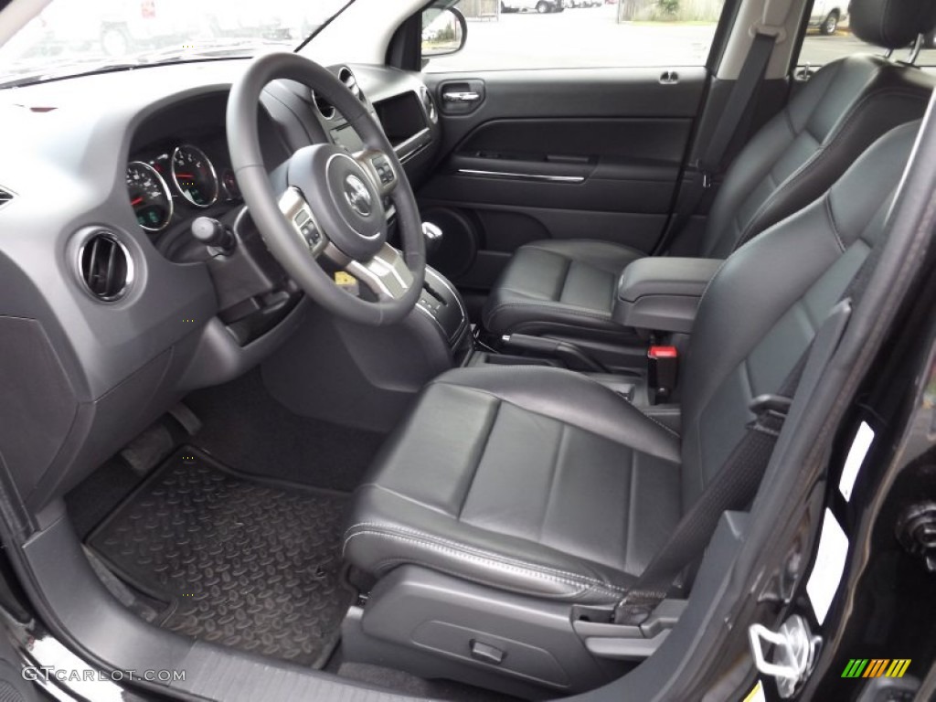 Dark Slate Gray Interior 2011 Jeep Compass 2.4 Limited 4x4 Photo #53760914