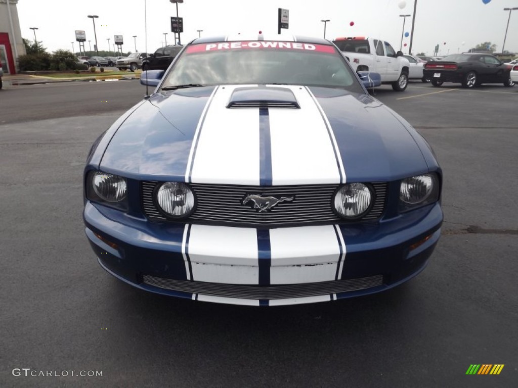 2007 Mustang GT Premium Coupe - Vista Blue Metallic / Light Graphite photo #2