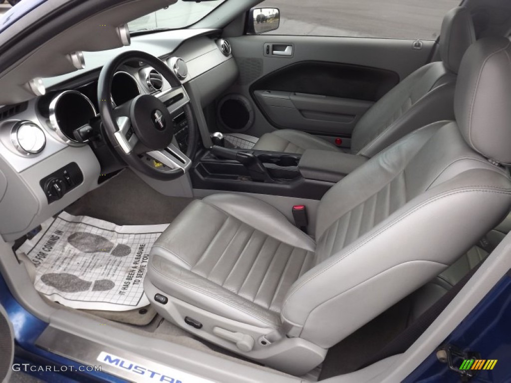 2007 Mustang GT Premium Coupe - Vista Blue Metallic / Light Graphite photo #11