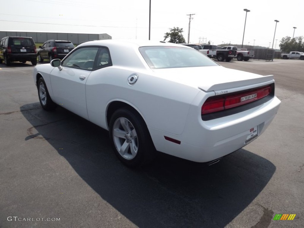 2011 Challenger R/T - Bright White / Dark Slate Gray photo #7