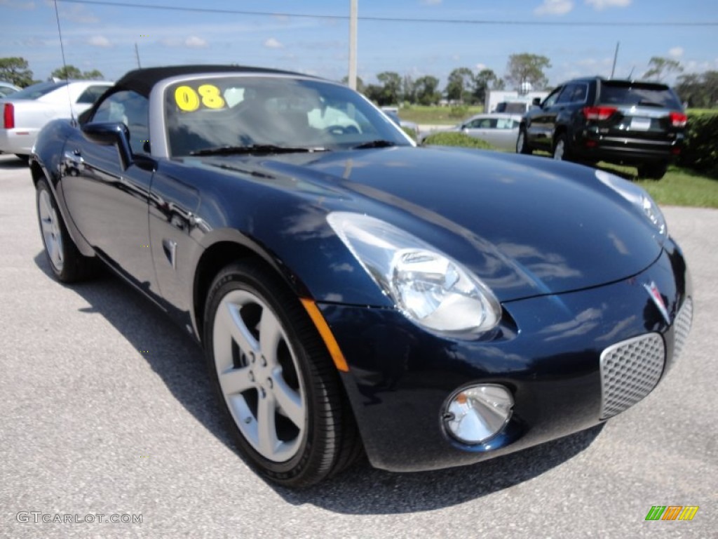Deep Blue 2008 Pontiac Solstice Roadster Exterior Photo #53762141