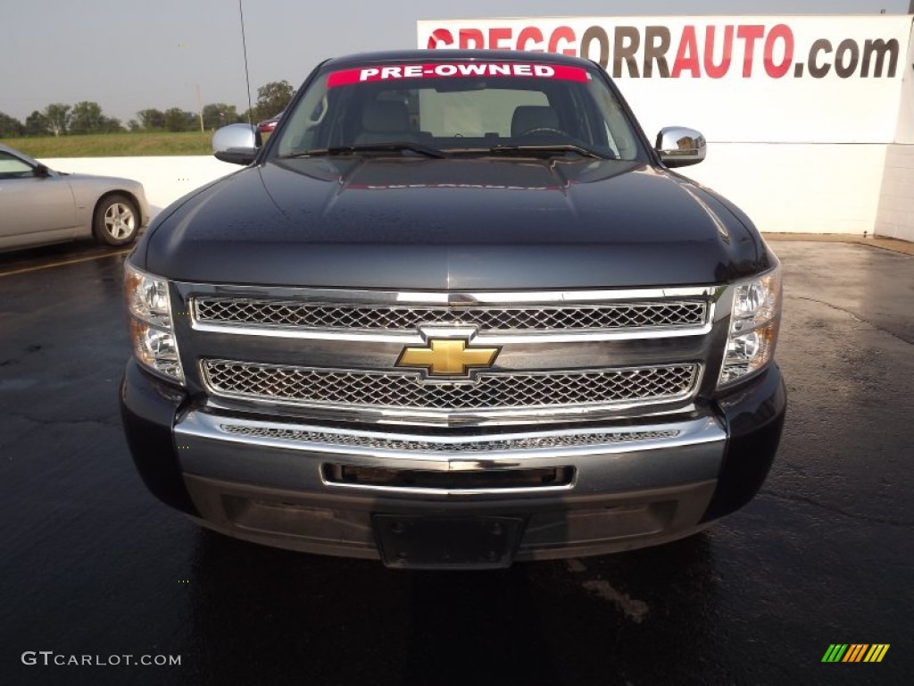 2011 Silverado 1500 LT Crew Cab - Imperial Blue Metallic / Light Titanium/Ebony photo #2