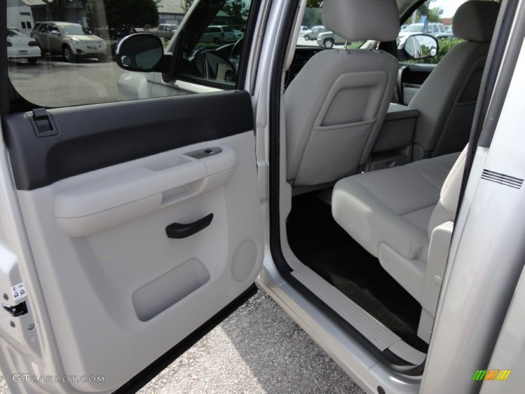 Light Titanium/Ebony Interior 2011 Chevrolet Silverado 1500 LT Crew Cab Photo #53762456