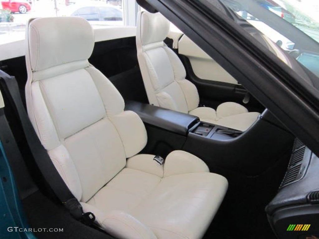 White Interior 1992 Chevrolet Corvette Convertible Photo #53763863