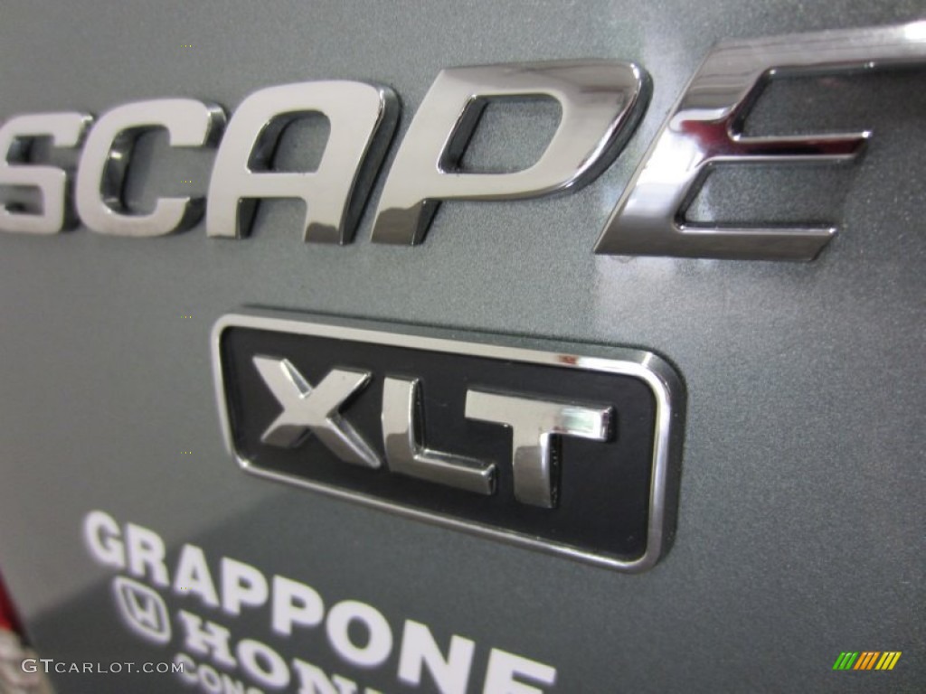 2006 Escape XLT V6 4WD - Titanium Green Metallic / Medium/Dark Flint photo #14