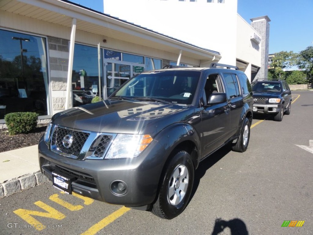 2008 Pathfinder S 4x4 - Storm Gray / Graphite photo #1