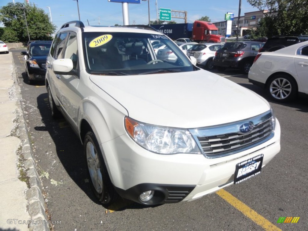 2009 Forester 2.5 X Limited - Satin White Pearl / Platinum photo #11