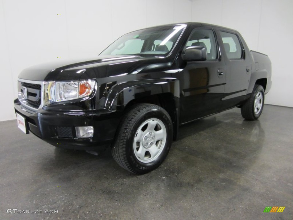 Crystal Black Pearl 2011 Honda Ridgeline RT Exterior Photo #53766323