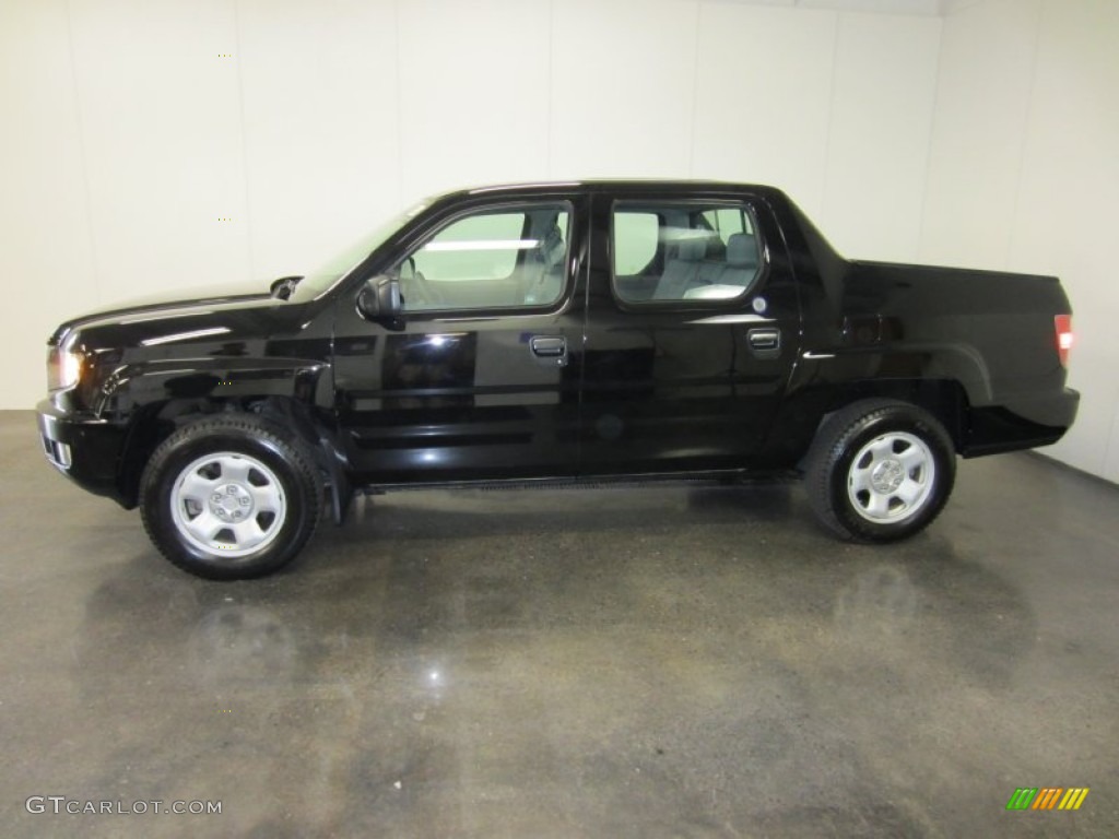 Crystal Black Pearl 2011 Honda Ridgeline RT Exterior Photo #53766332