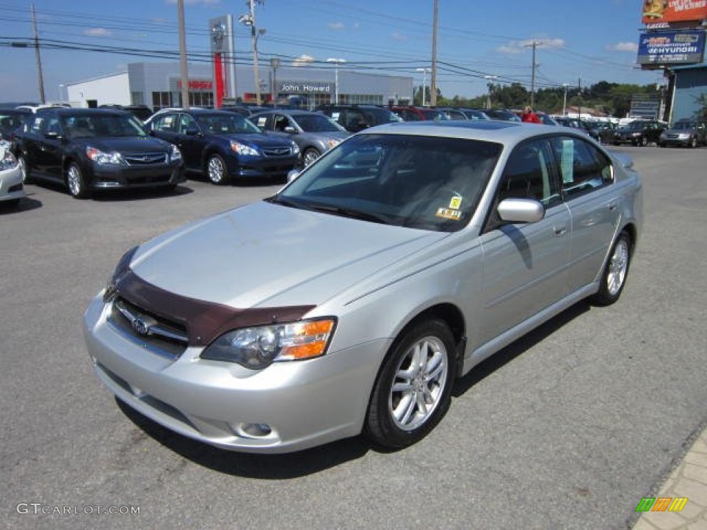 2005 Legacy 2.5i Limited Sedan - Brilliant Silver Metallic / Charcoal Black photo #7