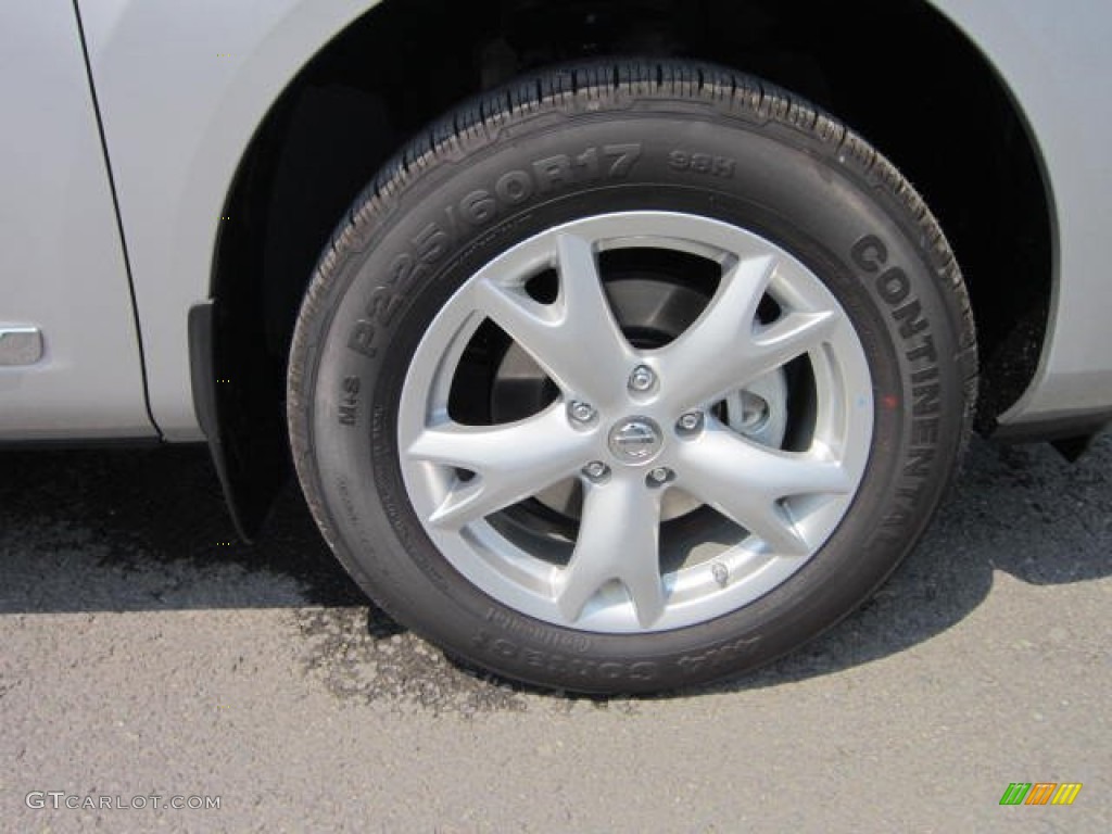 2011 Rogue SV AWD - Silver Ice Metallic / Gray photo #9