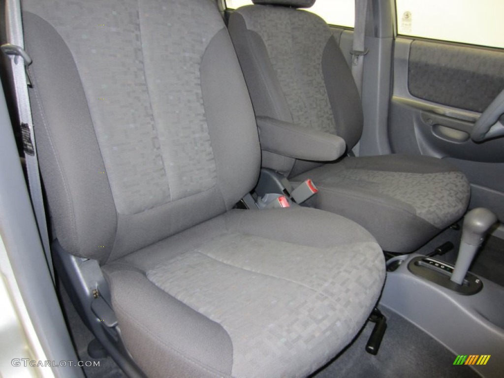 2003 Accent GL Sedan - Silver Mist Metallic / Gray photo #18