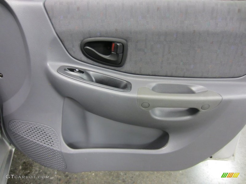 2003 Accent GL Sedan - Silver Mist Metallic / Gray photo #19