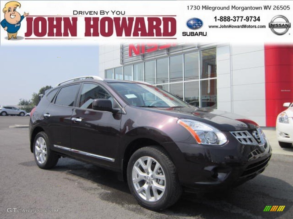 2011 Rogue SL AWD - Black Amethyst / Black photo #1