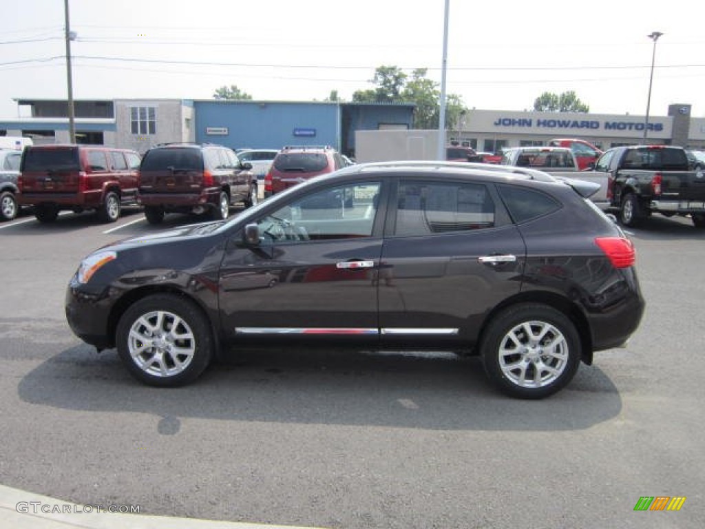 2011 Rogue SL AWD - Black Amethyst / Black photo #4