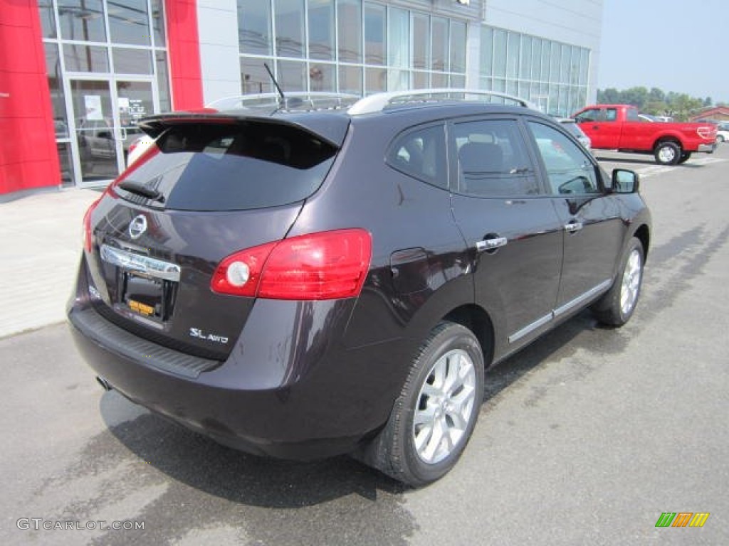 2011 Rogue SL AWD - Black Amethyst / Black photo #7