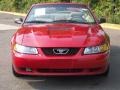 1999 Laser Red Metallic Ford Mustang V6 Convertible  photo #22
