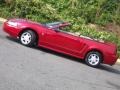 1999 Laser Red Metallic Ford Mustang V6 Convertible  photo #25