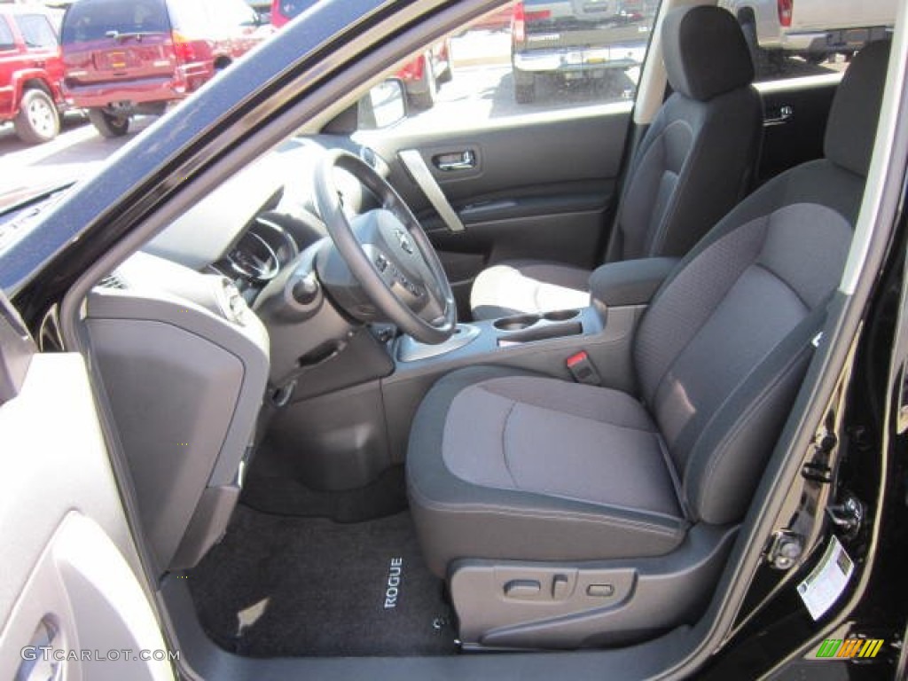 2011 Rogue SV AWD - Wicked Black / Black photo #10