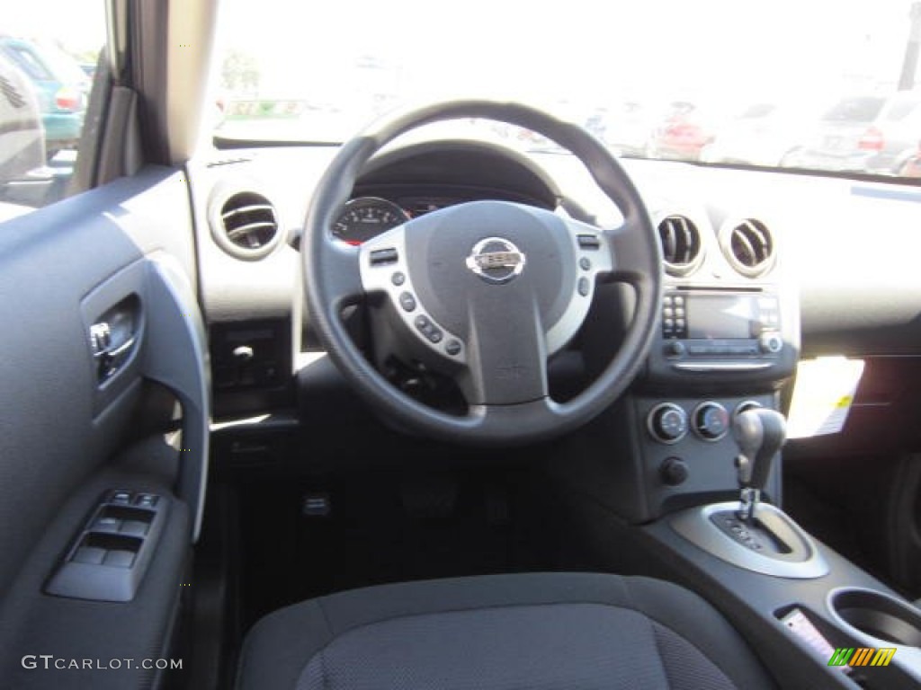 2011 Rogue SV AWD - Wicked Black / Black photo #14