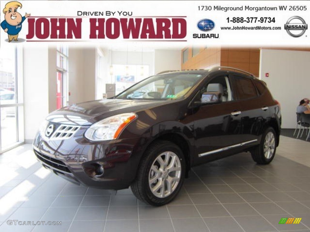 2011 Rogue SL AWD - Black Amethyst / Gray photo #1