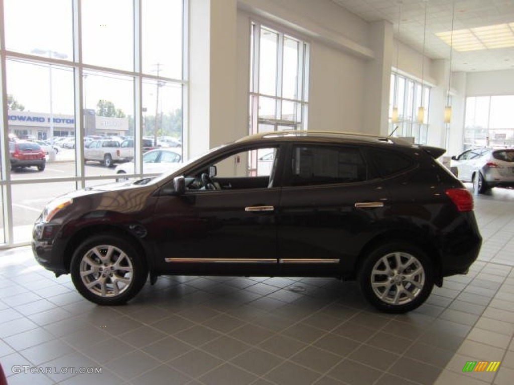 2011 Rogue SL AWD - Black Amethyst / Gray photo #2