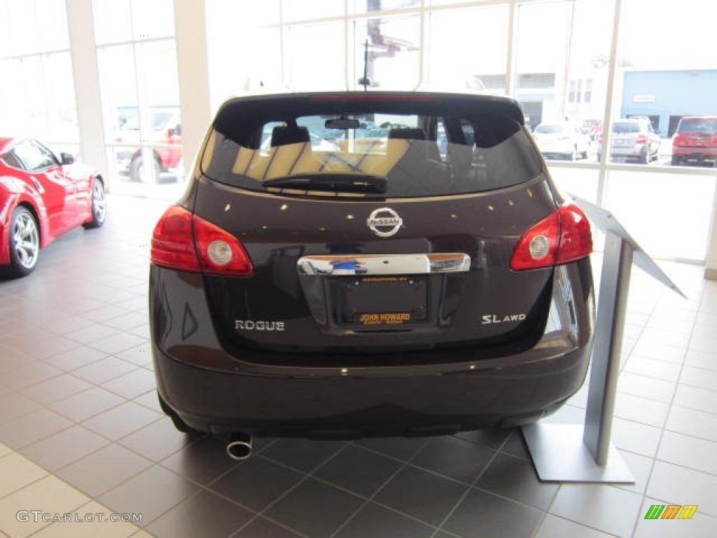 2011 Rogue SL AWD - Black Amethyst / Gray photo #4