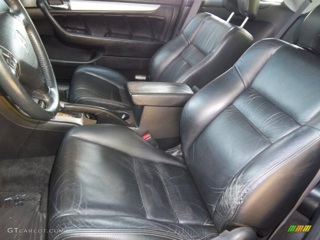 2003 Accord EX V6 Coupe - Sapphire Blue Pearl / Black photo #7