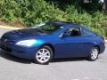 2003 Sapphire Blue Pearl Honda Accord EX V6 Coupe  photo #32