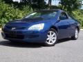 2003 Sapphire Blue Pearl Honda Accord EX V6 Coupe  photo #33