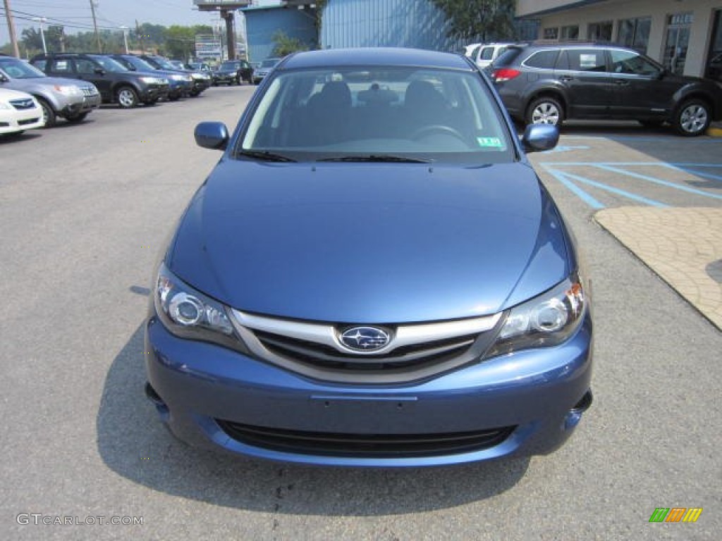 2011 Impreza 2.5i Sedan - Marine Blue Pearl / Carbon Black photo #2