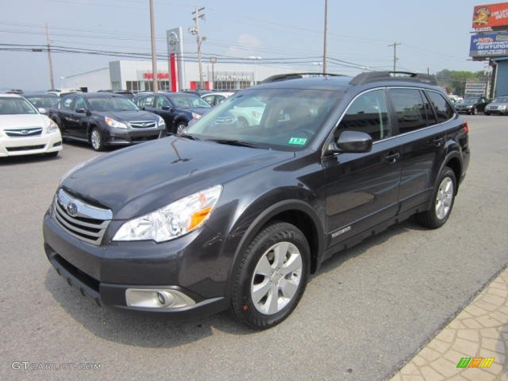 Graphite Gray Metallic 2011 Subaru Outback 2.5i Premium Wagon Exterior Photo #53770325