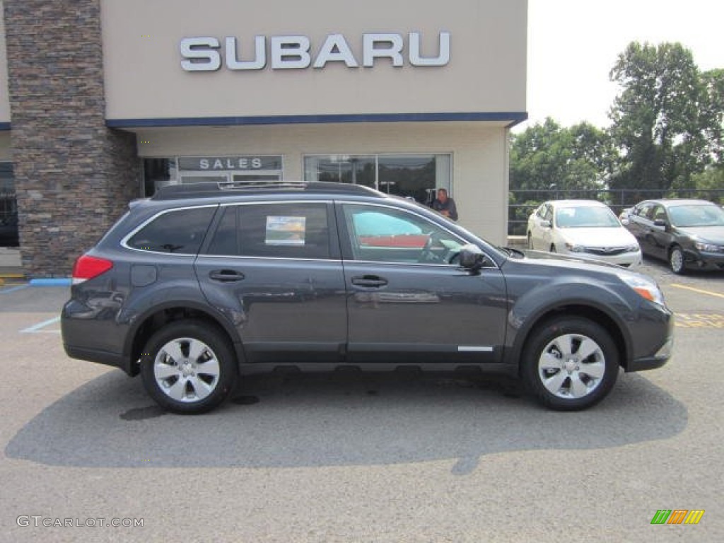 Graphite Gray Metallic 2011 Subaru Outback 2.5i Premium Wagon Exterior Photo #53770355