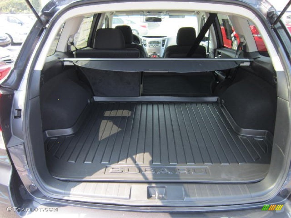 2011 Outback 2.5i Premium Wagon - Graphite Gray Metallic / Off Black photo #15