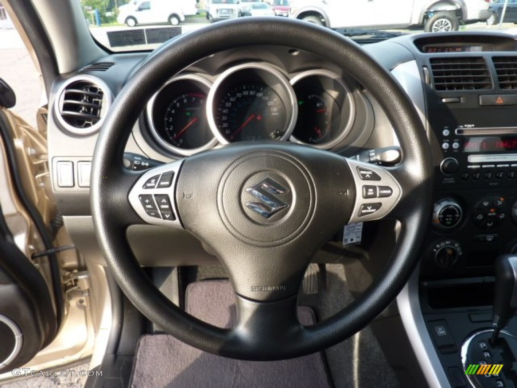 2007 Suzuki Grand Vitara 4x4 Black Steering Wheel Photo #53770661