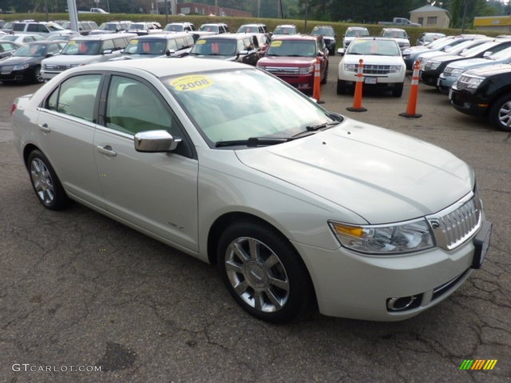 2008 MKZ AWD Sedan - Light Sage Metallic / Sand photo #6