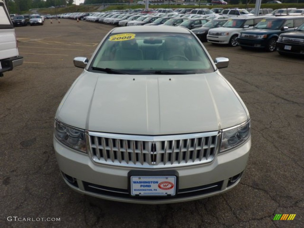 2008 MKZ AWD Sedan - Light Sage Metallic / Sand photo #7