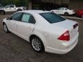 2011 White Platinum Tri-Coat Ford Fusion SEL V6  photo #2