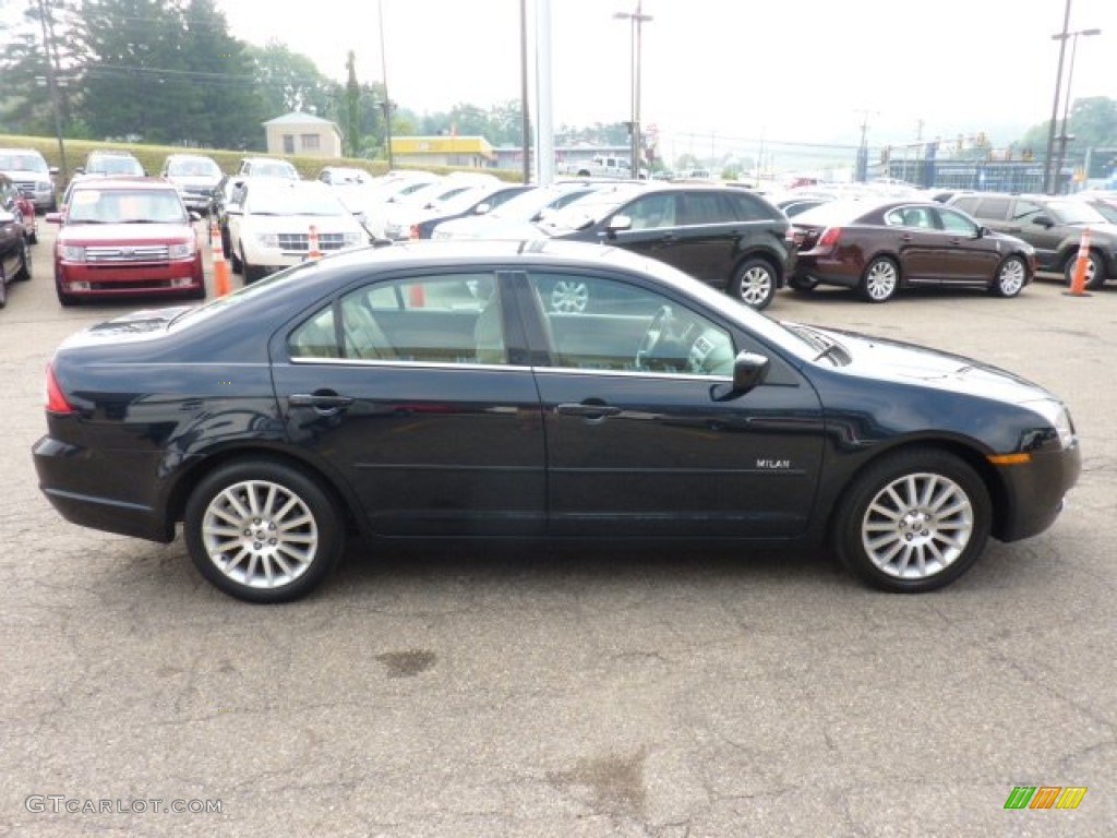 2008 Milan V6 Premier AWD - Dark Blue Metallic / Camel photo #5