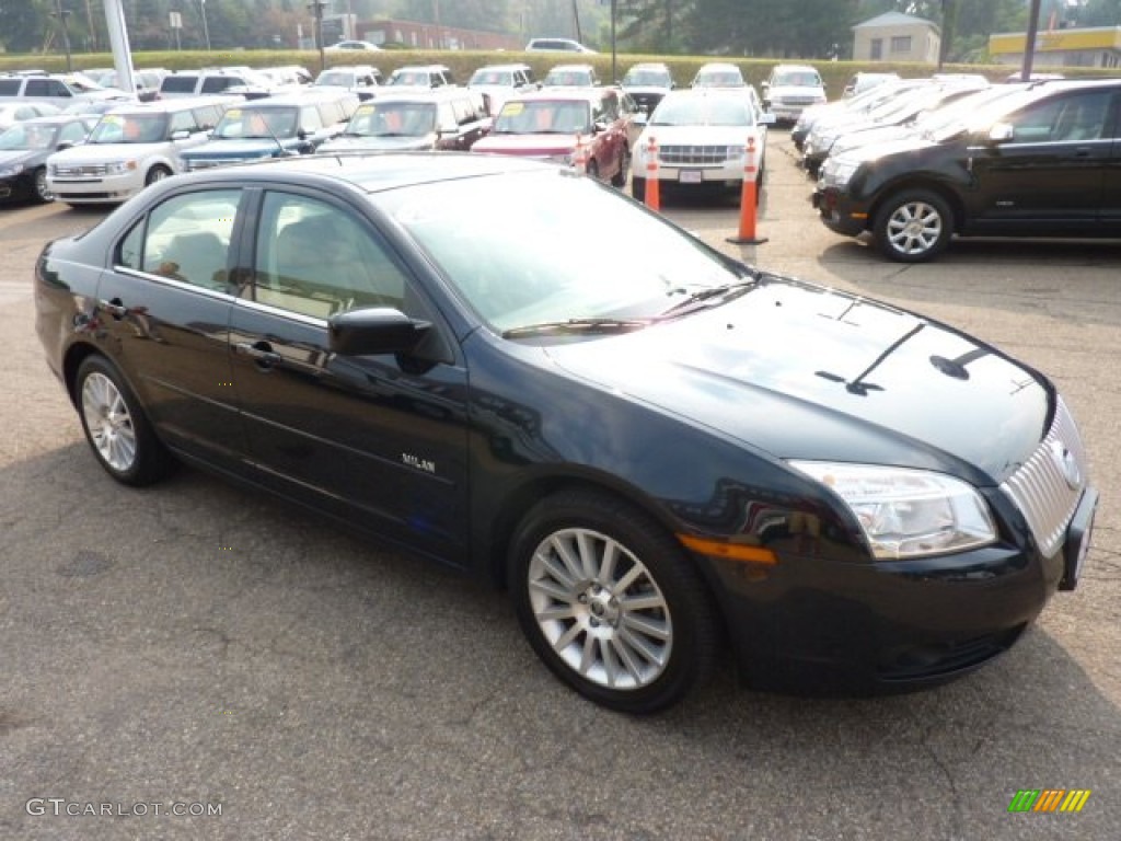2008 Milan V6 Premier AWD - Dark Blue Metallic / Camel photo #6