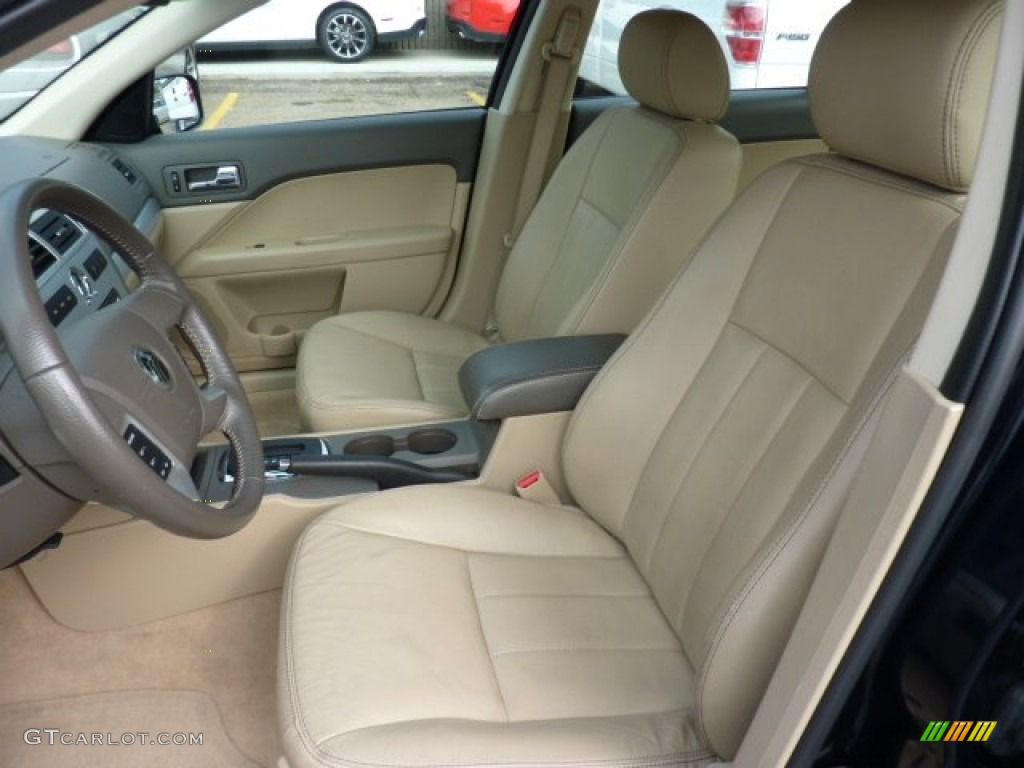 2008 Milan V6 Premier AWD - Dark Blue Metallic / Camel photo #10