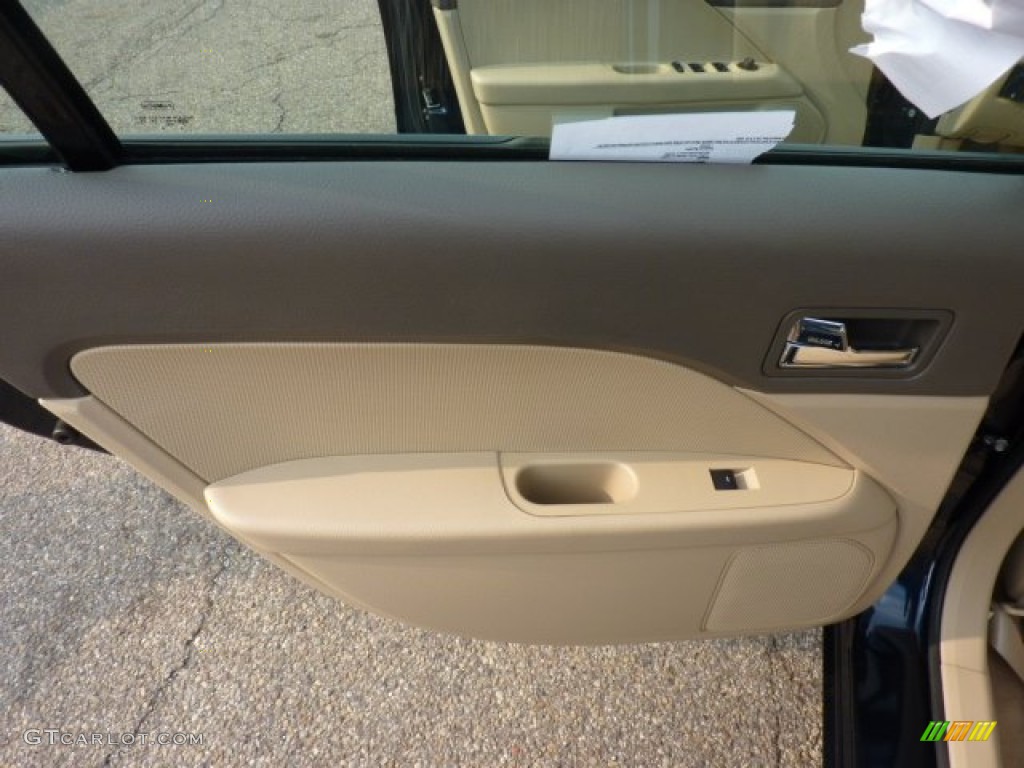 2008 Milan V6 Premier AWD - Dark Blue Metallic / Camel photo #13