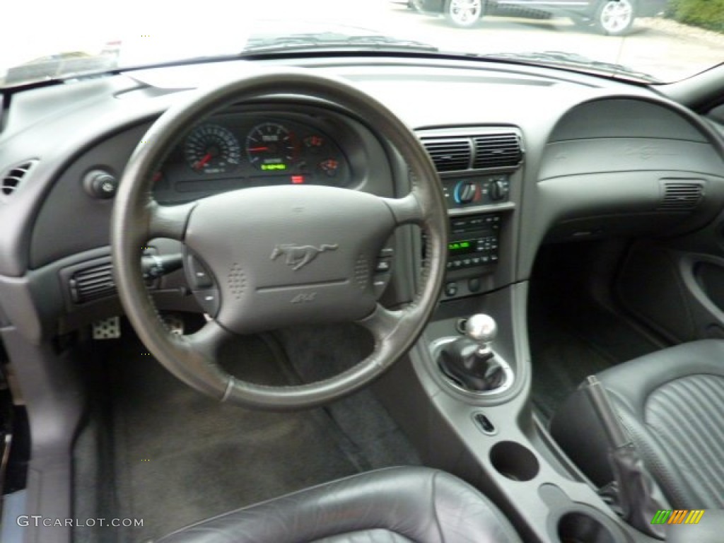 2001 Ford Mustang Bullitt Coupe Dark Charcoal Dashboard Photo #53773536