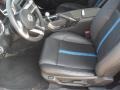 Charcoal Black/Grabber Blue 2010 Ford Mustang GT Premium Coupe Interior Color