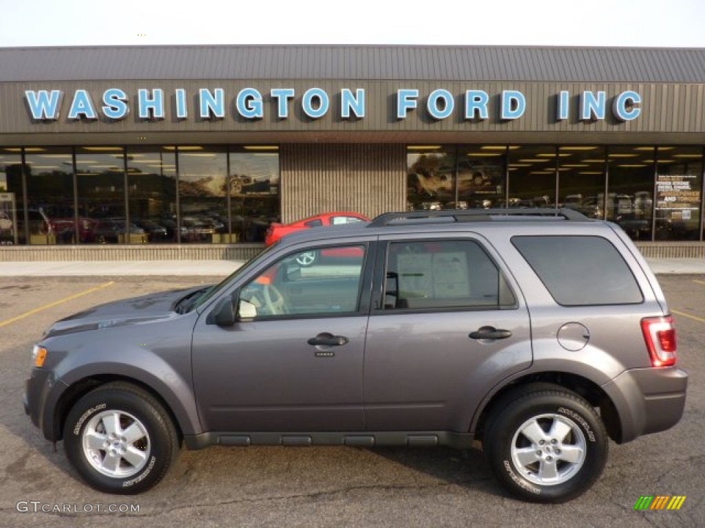 2009 Escape XLT V6 4WD - Sterling Grey Metallic / Charcoal photo #1