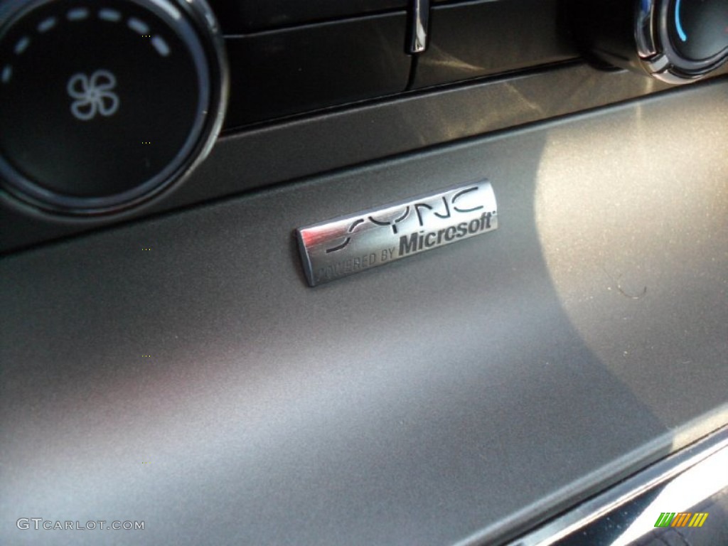 2010 Mustang GT Premium Coupe - Brilliant Silver Metallic / Charcoal Black/Grabber Blue photo #14