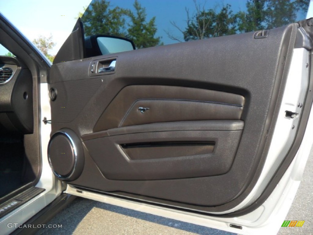 2010 Mustang GT Premium Coupe - Brilliant Silver Metallic / Charcoal Black/Grabber Blue photo #22