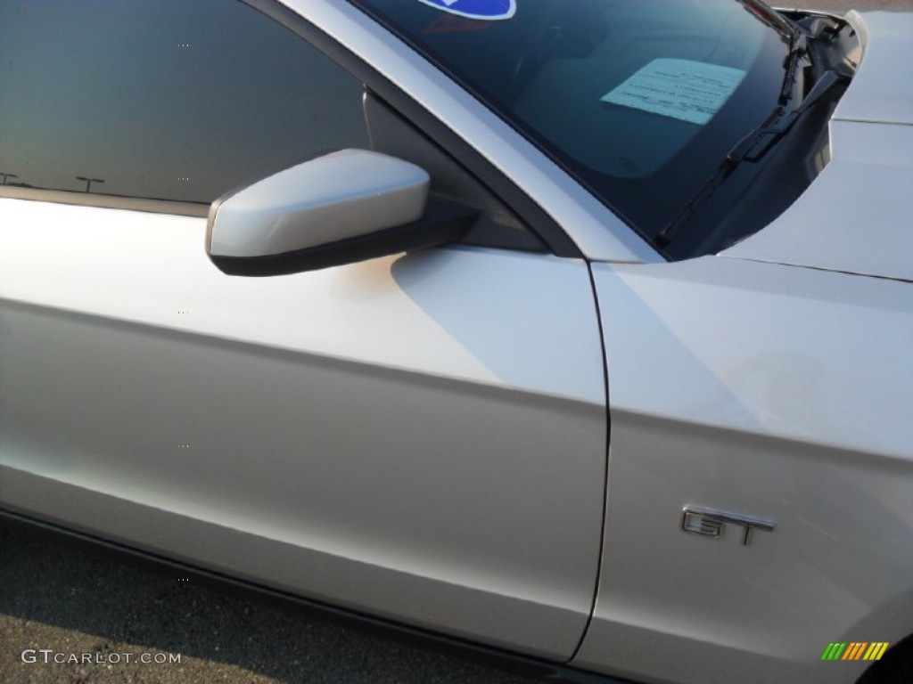 2010 Mustang GT Premium Coupe - Brilliant Silver Metallic / Charcoal Black/Grabber Blue photo #23